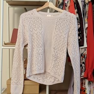 Xhilaration Crocheted Sweater